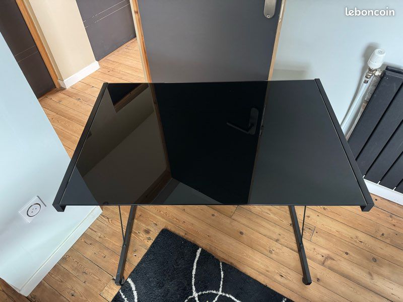 Bureau en verre trempé (image 1)
