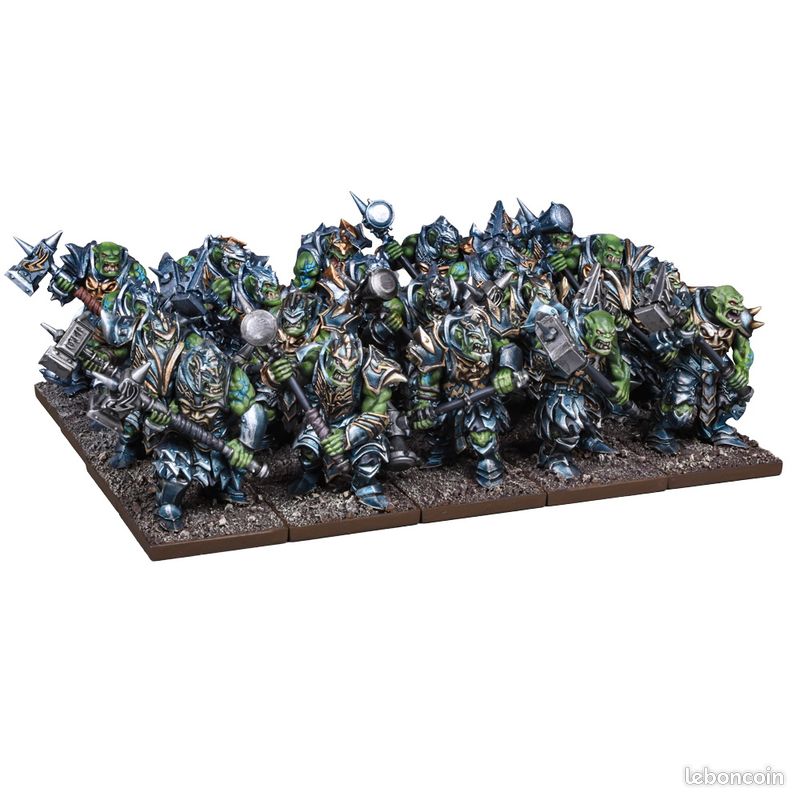 80% Lot armée figurine orc/orque kings of war / proxy warhammer (image 6)