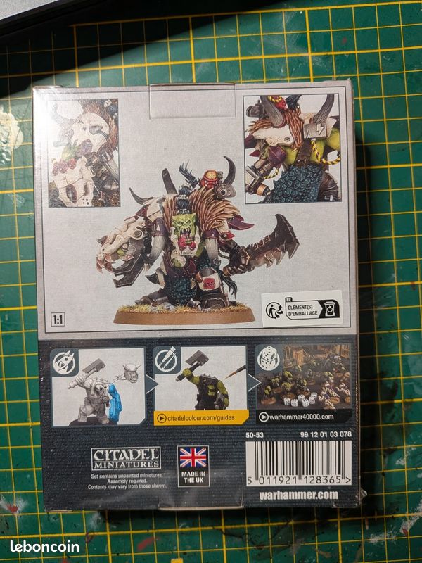 Warhammer 40k boss dresseur/beastboss ORKS - Modélisme
