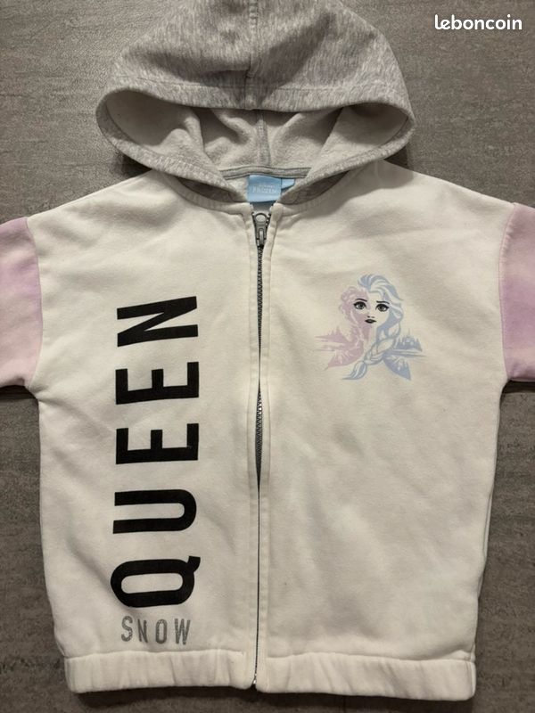 Capuche Sweat La Reine Des Neiges Sweat Reine Des Neiges Tailles