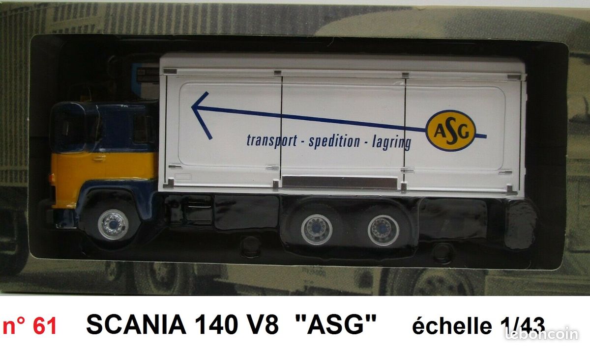 Scania - 140 V8 Citerne 1971 - Modèle Presse - 1/43 - Autos Miniatures