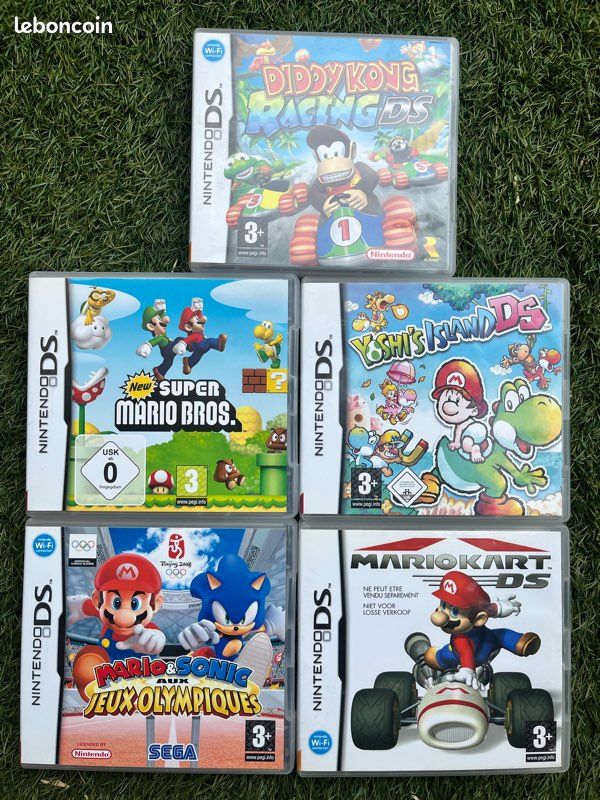 Lot De Jeux Nintendo DS – Dont Wario Ware – Occasion Bon état