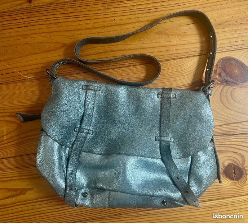 Sac besace Mila Louise irisé argent Accessoires Bagagerie