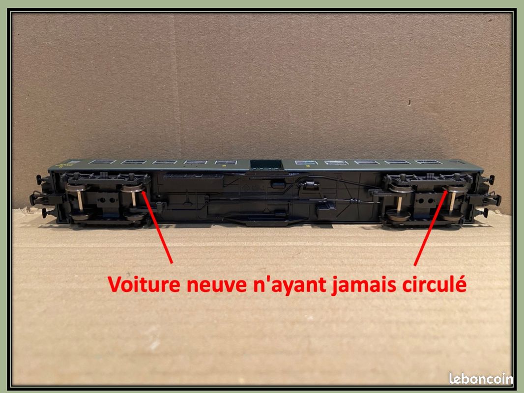 2 Voitures à Lanternau 2ème Classe Schicht HO 1/87 - Époque III - Réf AR0040275