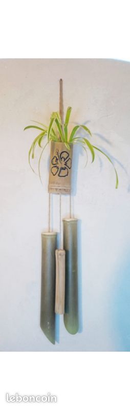 Cache pot plante fleur suspendu suspension vase naturel naturelle (image 1)