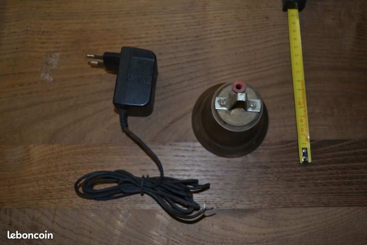 Sonnette Carion Électrique en Cloche Métal Bronze 6-9v avec son tranformateur en 230v (image 3)