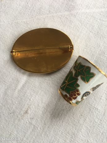 Ancenne broche damascène Tolède dragon - Etsy France