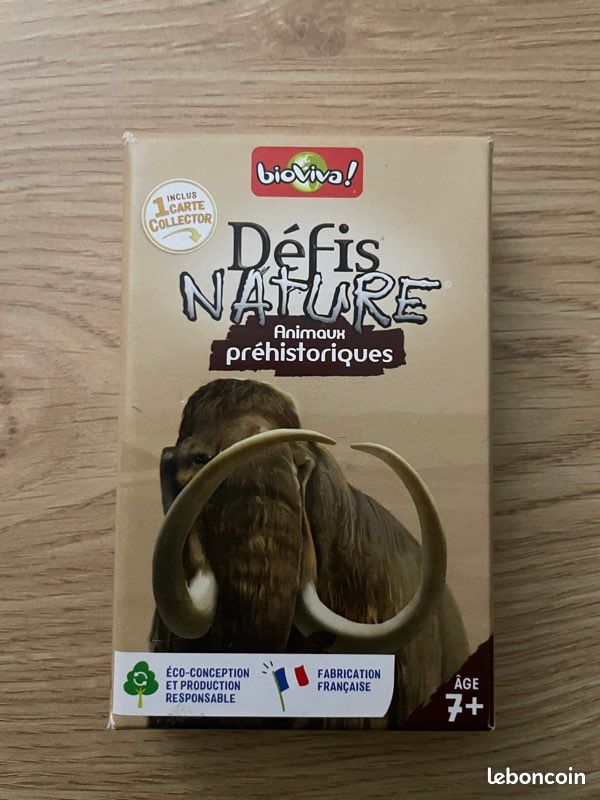 Jeu défis nature : animaux préhistoriques (image 1)