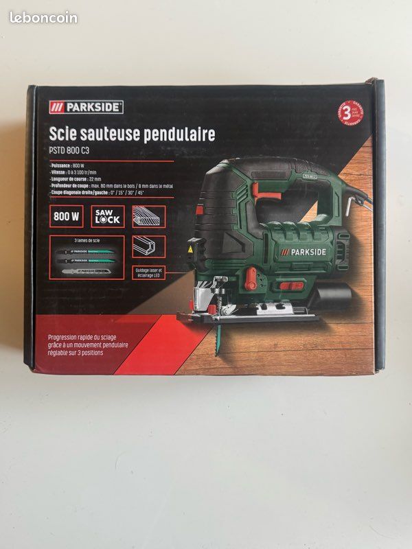 Scie Sauteuse Pendulaire Parkside PSTD C3 800W (neuve, Filaire)