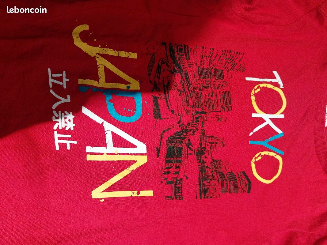 T-shirt ML rouge (image 2)
