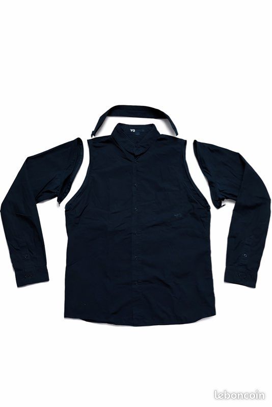 Chemise Homme Yohji Yamamoto - Taille L (large), Couleur Beige, Coton, Occasion Parfait état