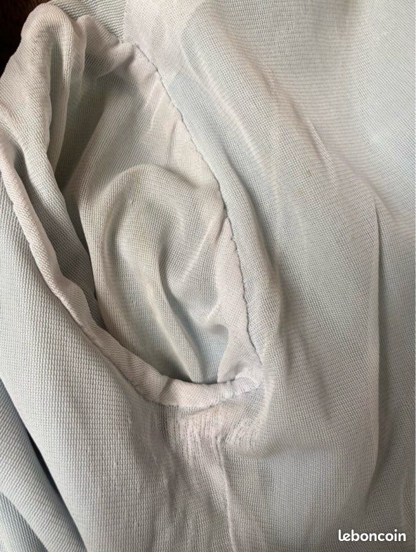 Blazer en velours bleu clair vintage taille S (image 12)