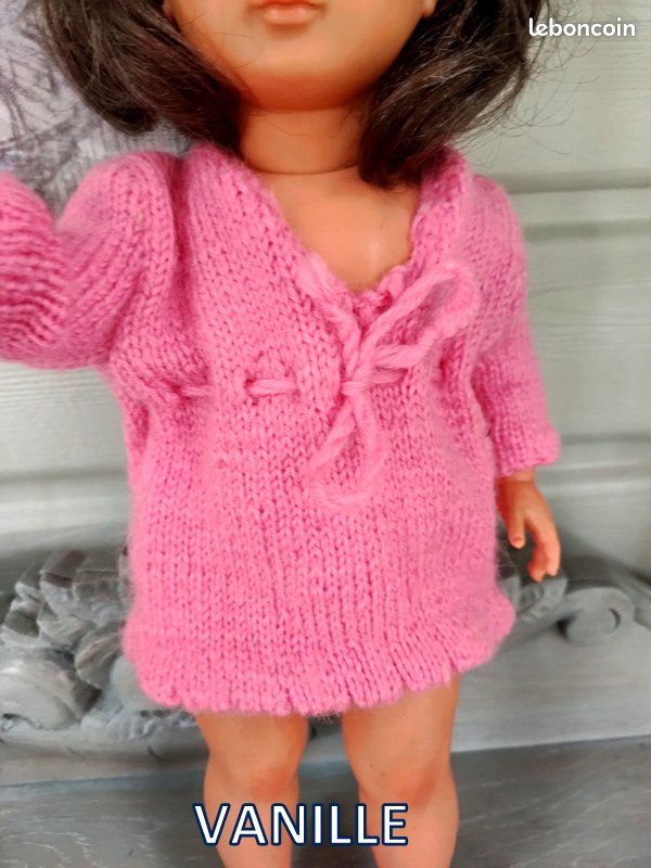 joli ensemble pour poupee mode et travaux marie francoise neuf craquant