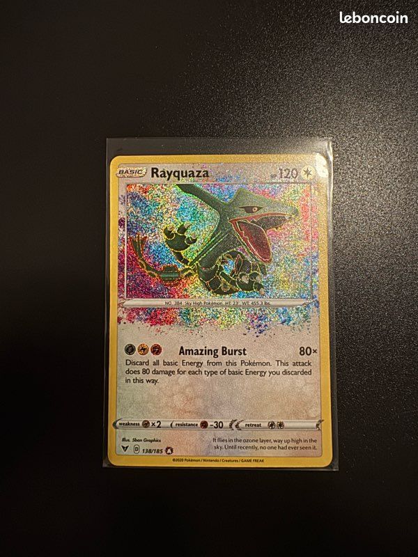 rayquaza pokemon card 138 185 #138 EXTENDED ART Raycardza the trusted official grading guarantees its condition Rayquaza #138 Prices | Pokemon