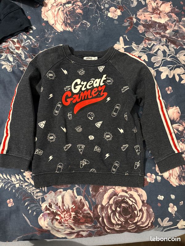 Neuf avec Étiquette Authentique Garçon Adidas Polaire Sweat Pull 10-11yrs