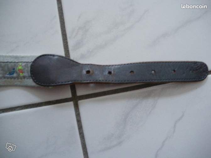 Ceinture en toile tissée "Ski" ( (0472) (image 2)