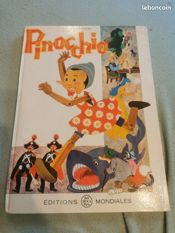 Libre illustrée ancien Pinocchio (image 1)