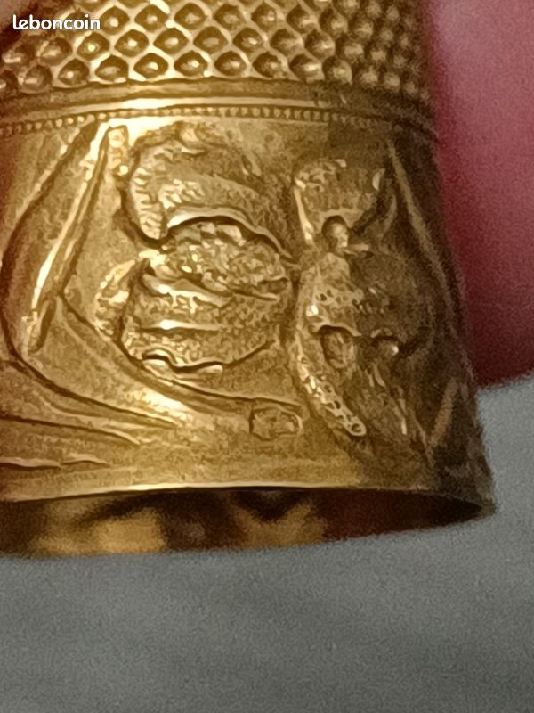 Lunette De Vue Ancienne En Or 18 Carats - Poinçon Tête D'aigle - Occasion Vintage