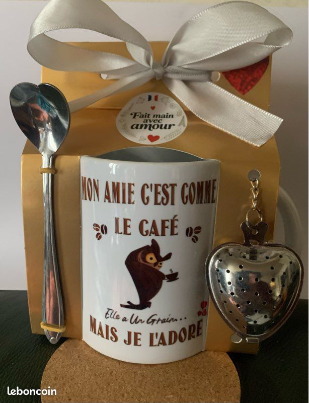 Mug humour Neuf amitie avec accessoires pour amie, pote et copines (image 1)