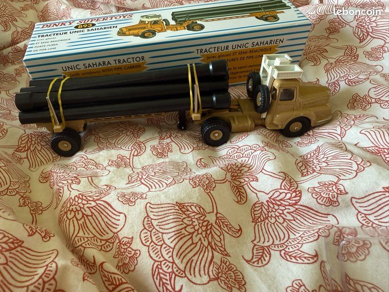 DINKY TOYS SUPERTOYS TRACTEUR UNIC N°893 +BOITE D