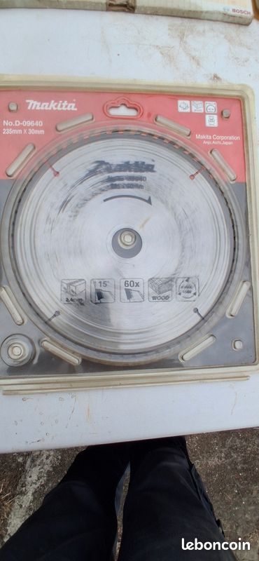 Lame scie circulaire makita 235mm 60dents (image 3)