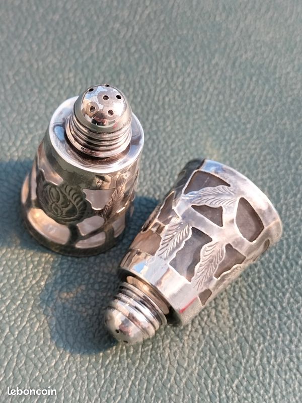 Salière et poivrière argent - Arts de la table