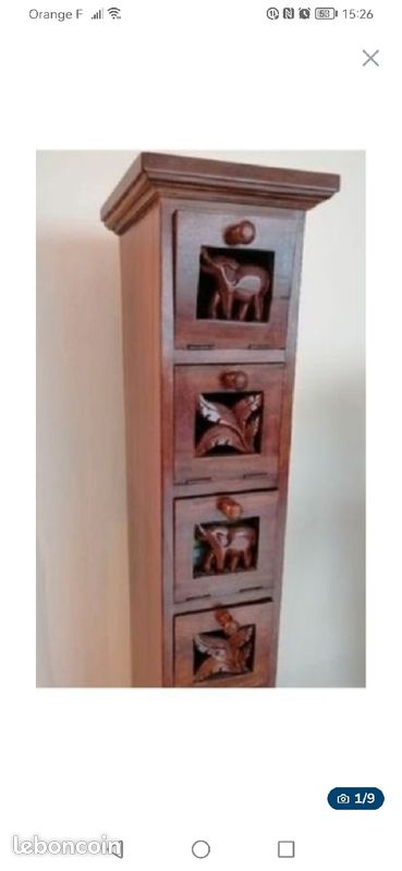 Meuble rangement décoratif (image 1)