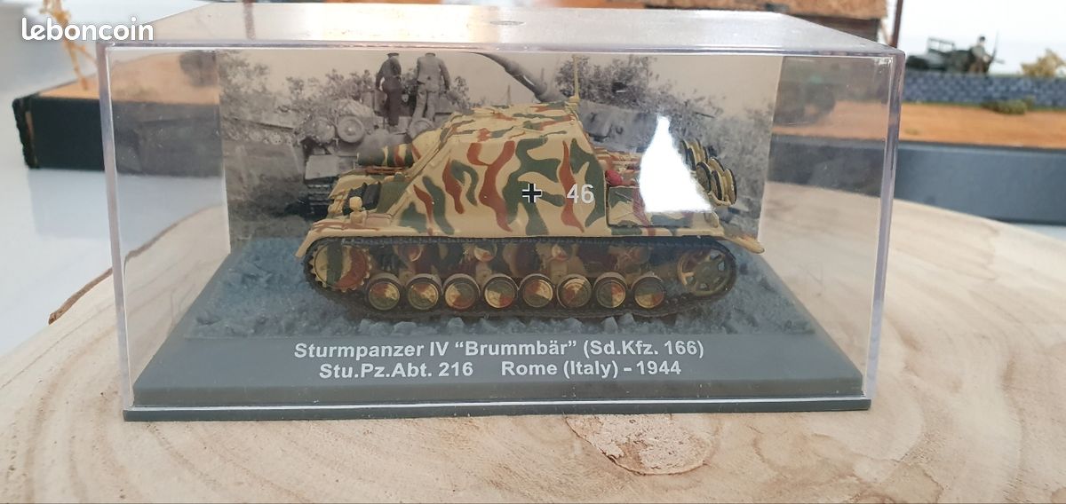 Char miniature 1/72 Sturmpanzer IV Brummbär - Collection