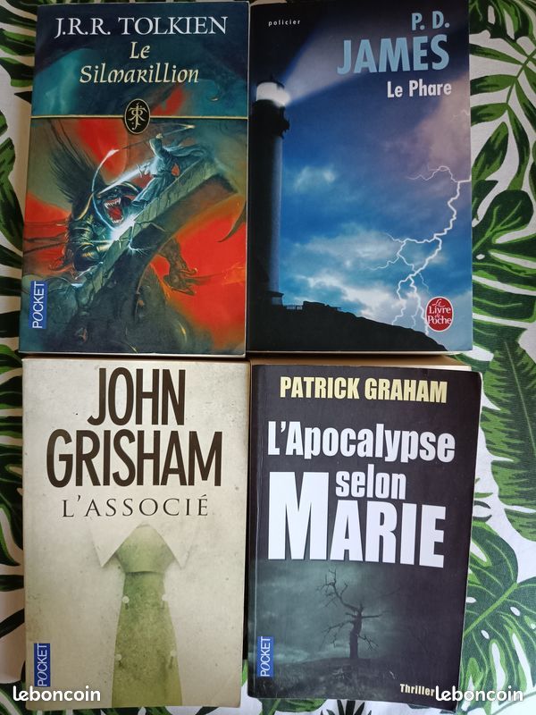 Lot 4 livres de poche (fantastique, Thriller, policier) (image 1)