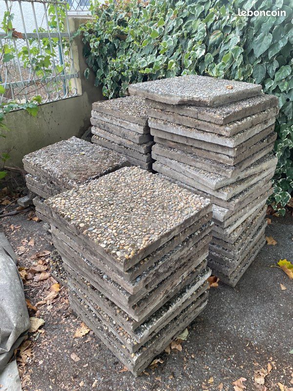 Dalle béton gravillons grise (image 9)