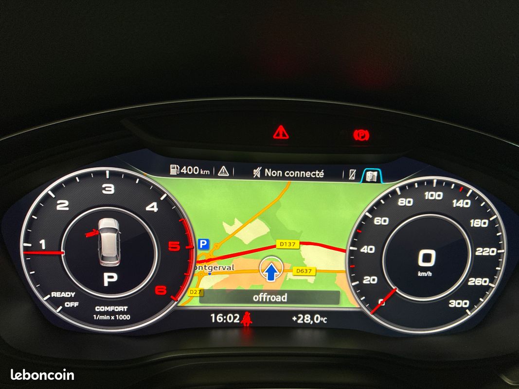 AUDI A4 Allroad 2.0 TDI 163ch 163 DESIGN LUXE - LED - Virtual cockpit - Caméra de recul - Bluetooth - Très bon état (image 17)
