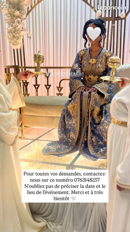 Prestation negafa Ziana caftan Vêtements