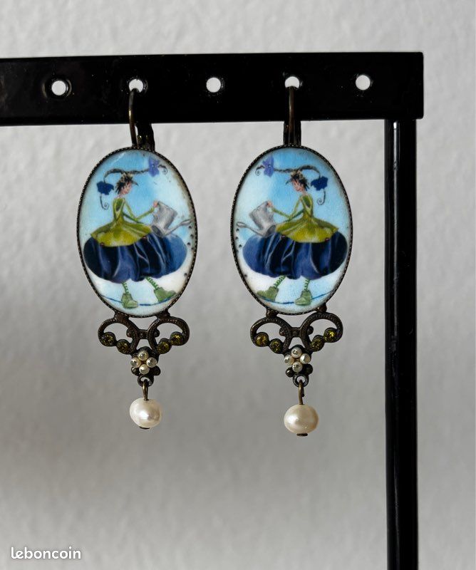 Boucles d’oreilles Cendrillon (image 1)