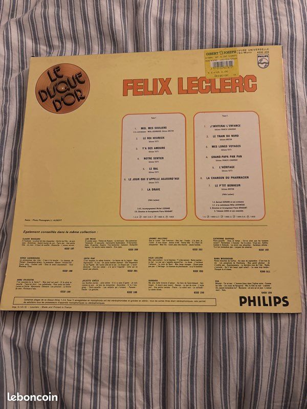 Félix Leclerc Le Disque d’Or (image 2)