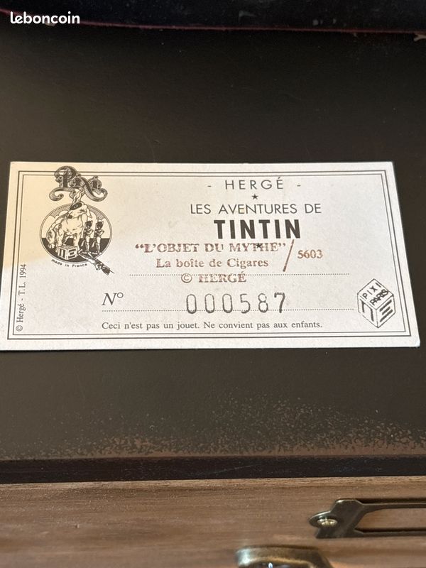 pixi tintin 3eme série miniature plomb