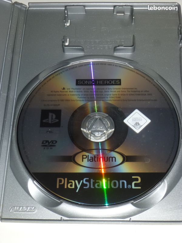 Sonic Heroes Sur PS2 - Complet Et En Excellent état - Jeu Plateforme SEGA