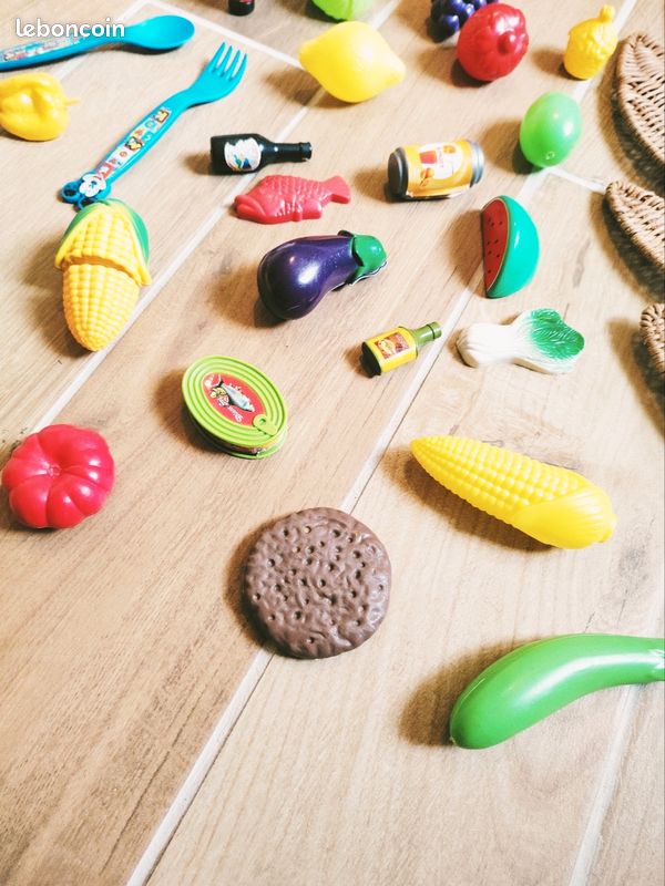 🍊 Dinette gros lot de divers aliments fruits et légumes en