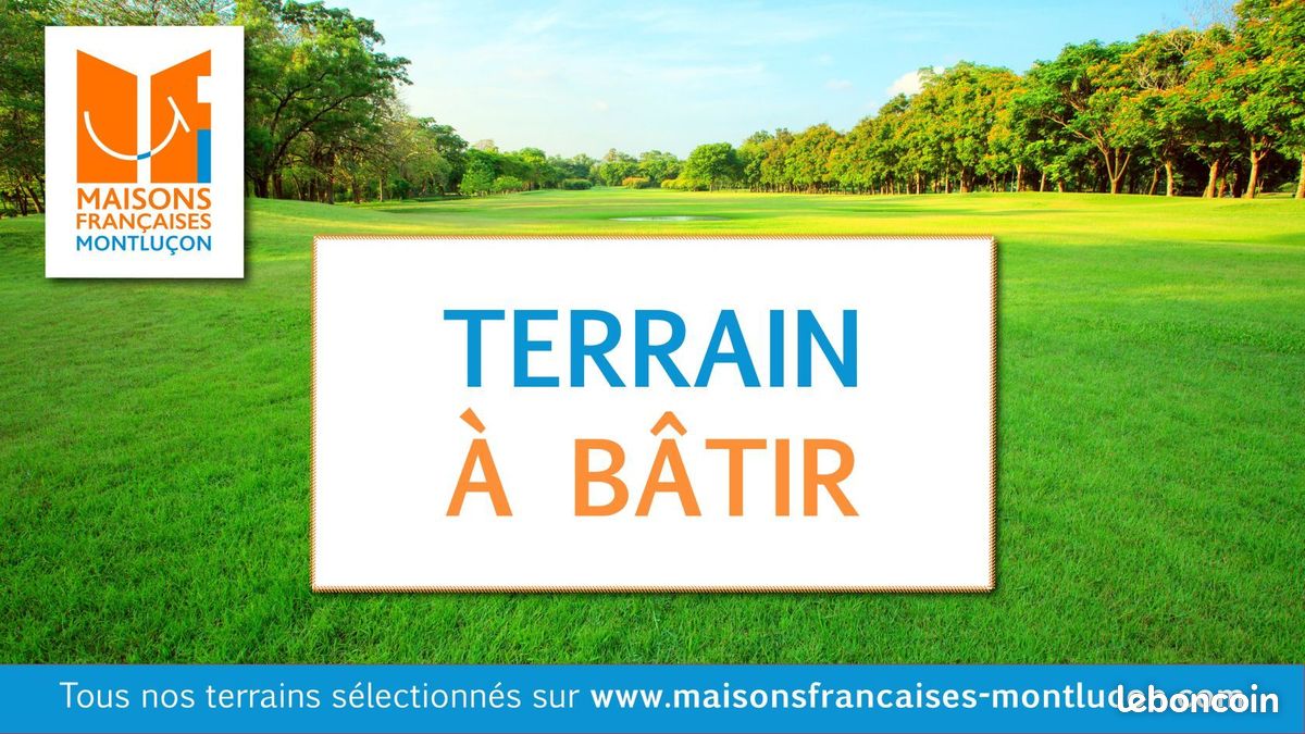 Terrain à bâtir de 525 m² à YZEURE (03) · 40 950 €