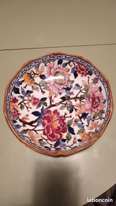 Corbeille gien pivoines (image 1)