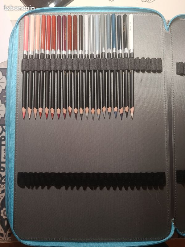 Lot crayons x 240+ trousse 500 emplacements (image 4)