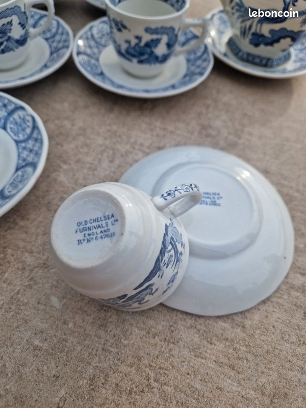 Service a cafe ancien anglais Old Chelsea Furnivals (image 9)
