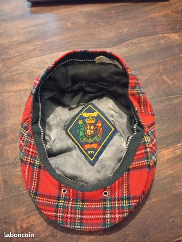 delisaboutique - Chapeau de newsboy en tartan rose, chapeau à carreaux