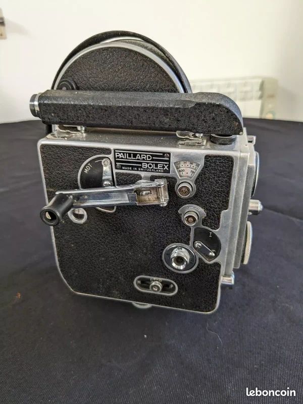 Caméra Paillard Bolex H-16 Vintage 16mm – Tourne (État Fonctionnel)