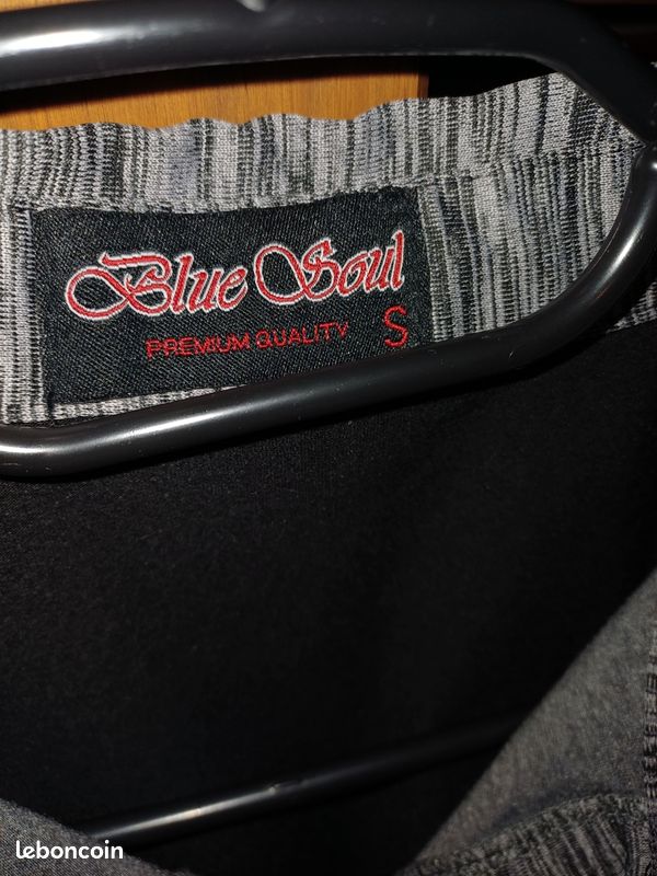 Polo noir et gris (image 3)