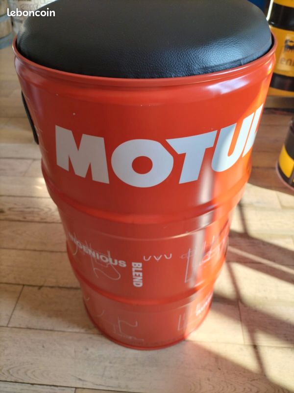 Tabouret bar en fut (image 2)