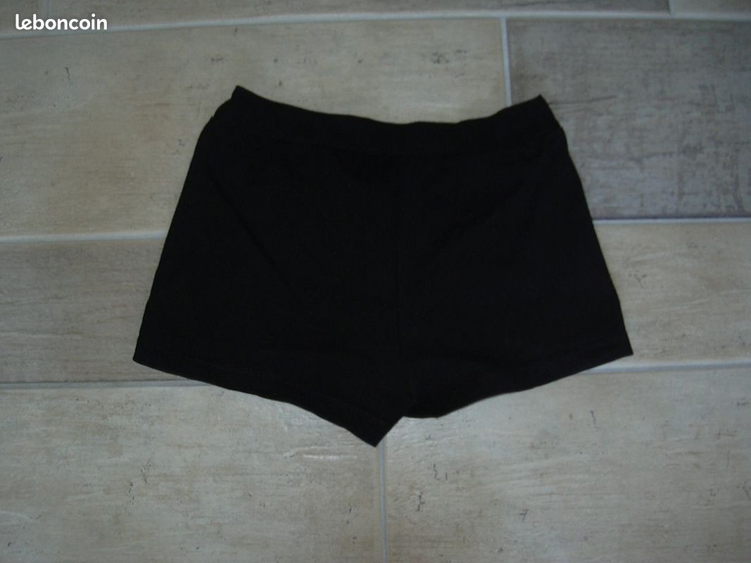 Short noir fille gym/danse 10/11 ans (SN) Sport Plein air