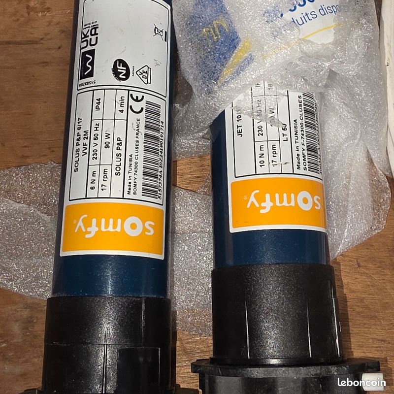 Moteur Somfy SOLUS P P 6/17 somfy jet 10 17 (image 2)
