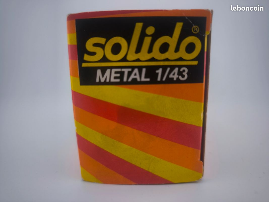 Miniature 1/43 Solido Porsche 928 gris metal boite vintage 70s (image 3)