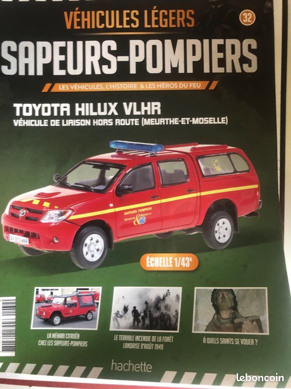 TOYOTA HILUX VLHR Véhicule Liaison Pompiers MEURTHE et MOSELLE SDIS 54 1/43 Neuf EUR 22,90 - FR