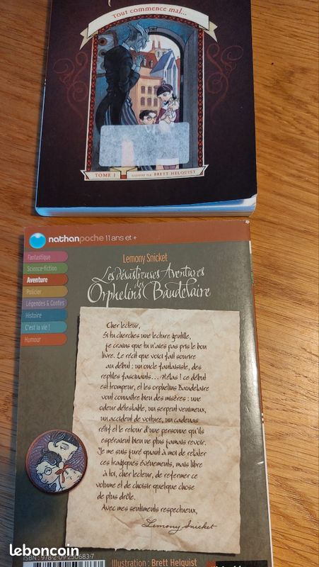 Les désastreuses aventures des orphelins de baudelaire. .tomes 1 et 2 (image 2)